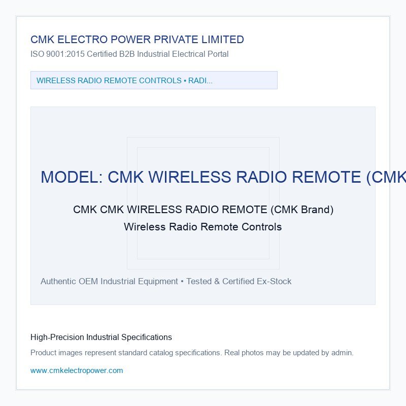 CMK CMK WIRELESS RADIO REMOTE (CMK Brand) Wireless Radio Remote Controls