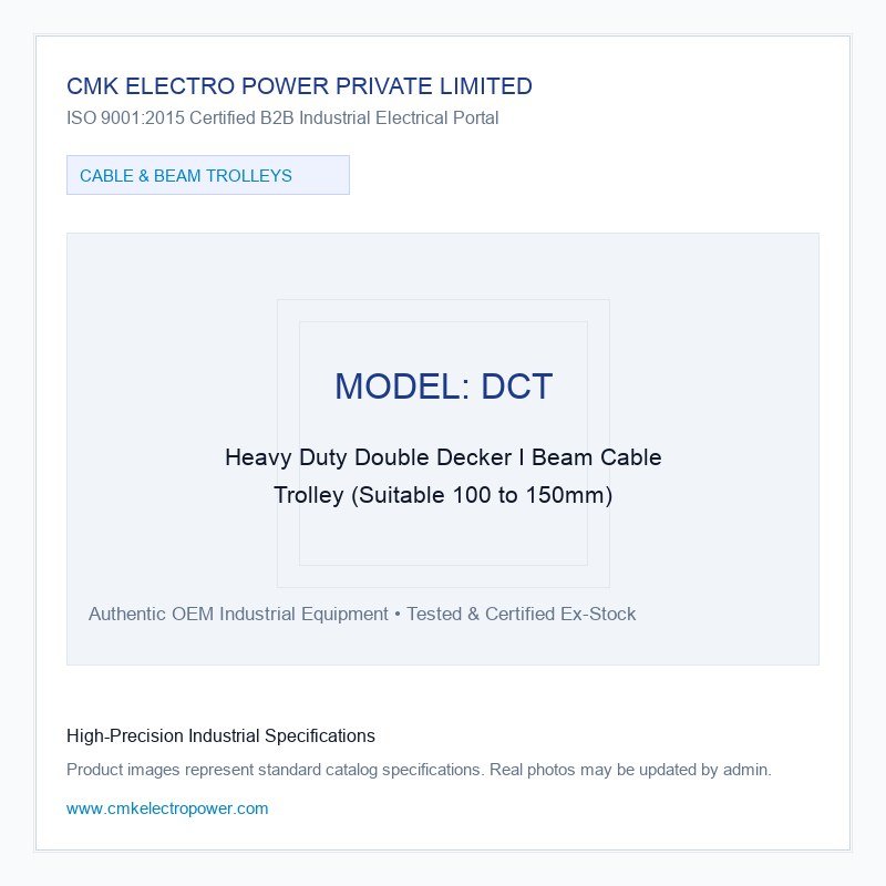 Heavy Duty Double Decker I Beam Cable Trolley (Suitable 100 to 150mm)