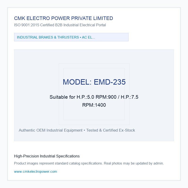 Suitable for H.P.:5.0 RPM:900 / H.P.:7.5 RPM:1400
