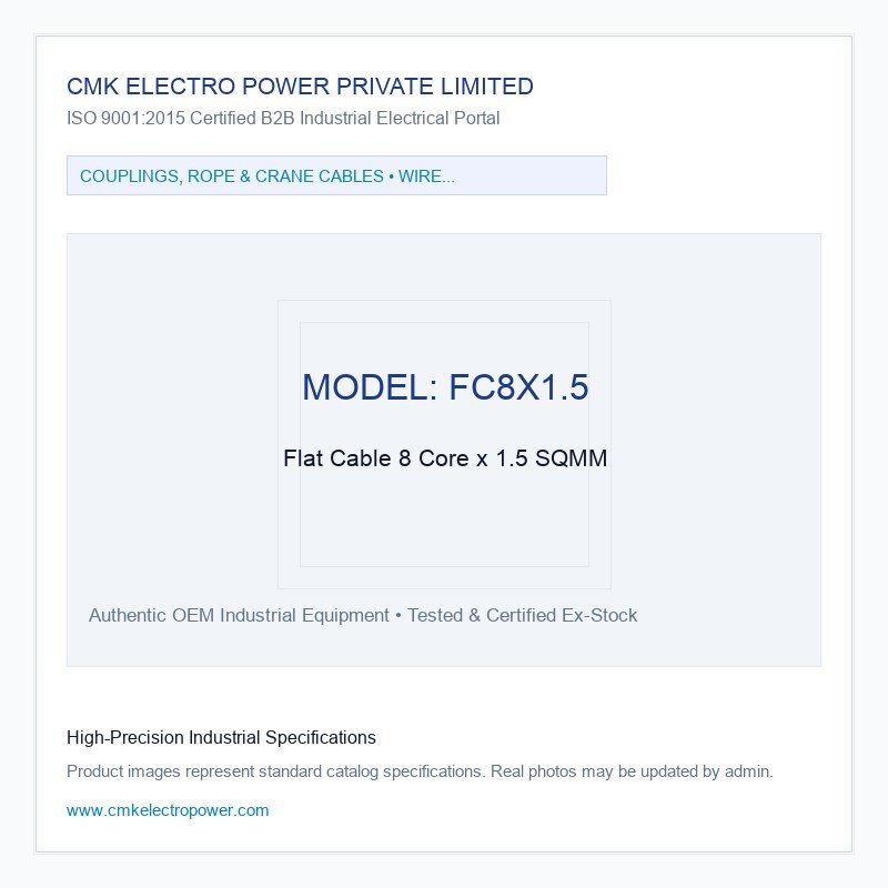 Flat Cable 8 Core x 1.5 SQMM