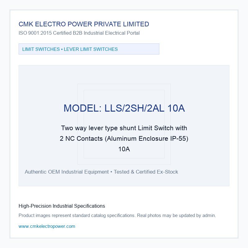 Two way lever type shunt Limit Switch with 2 NC Contacts (Aluminum Enclosure IP-55) 10A