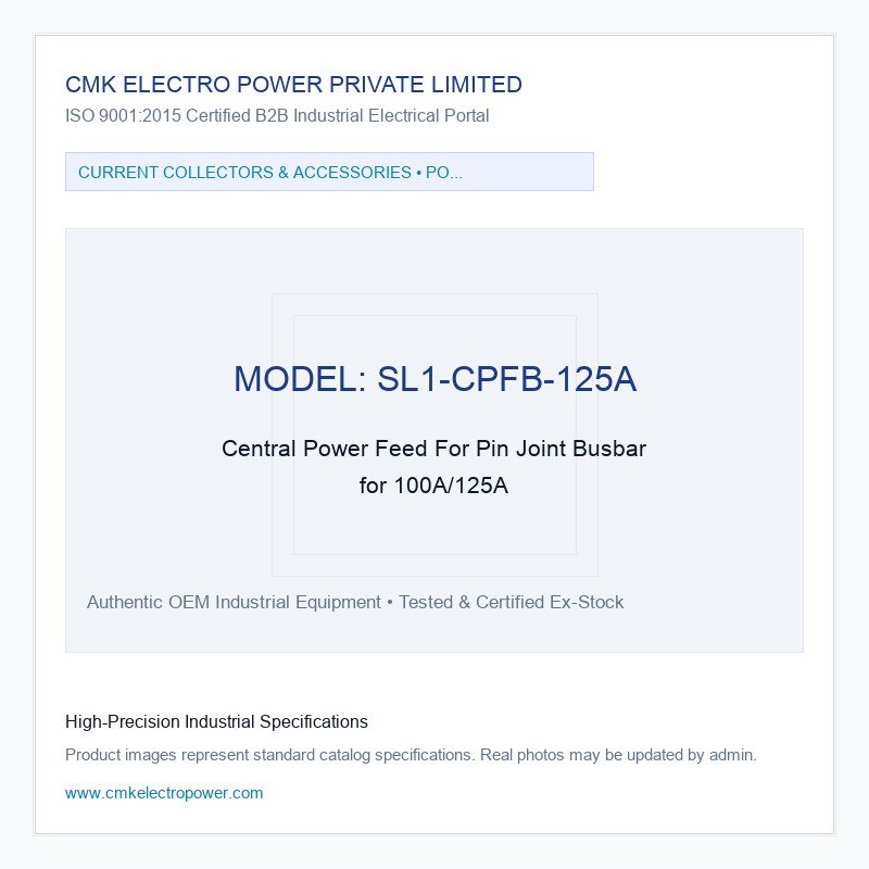 Central Power Feed For Pin Joint Busbar for 100A/125A