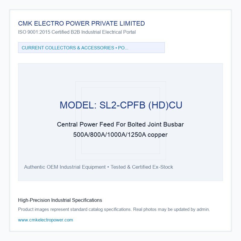 Central Power Feed For Bolted Joint Busbar 500A/800A/1000A/1250A copper