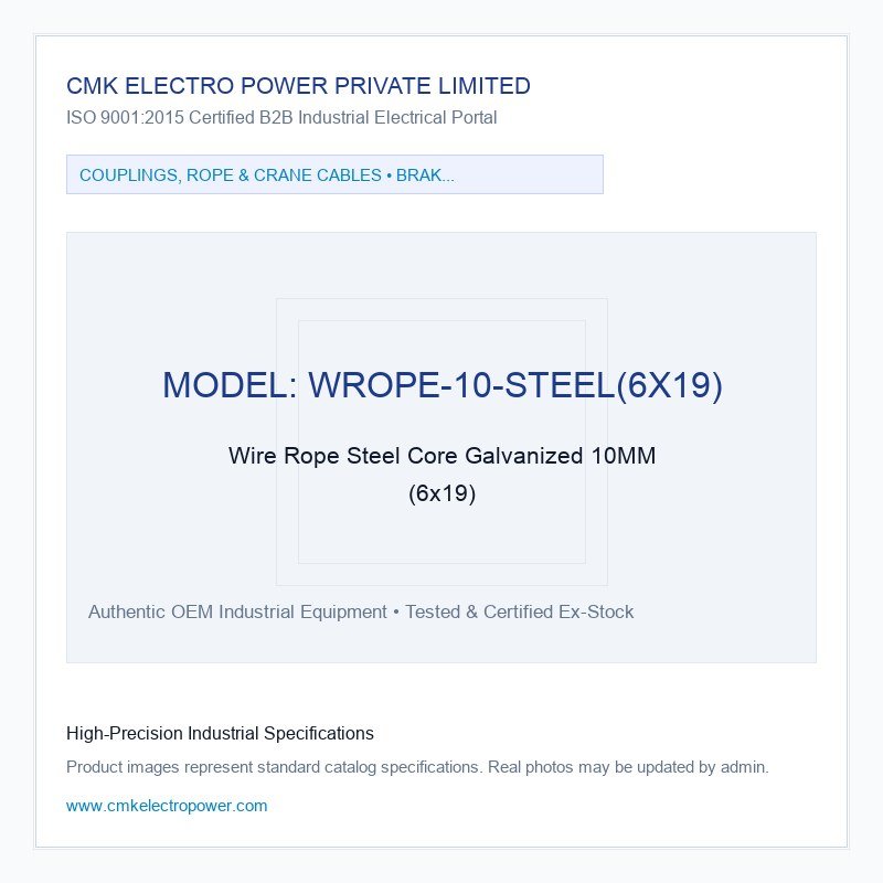 Wire Rope Steel Core Galvanized 10MM (6x19)