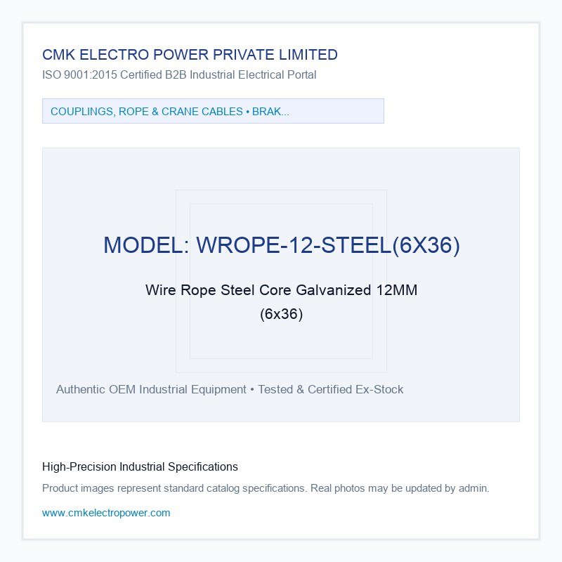Wire Rope Steel Core Galvanized 12MM (6x36)