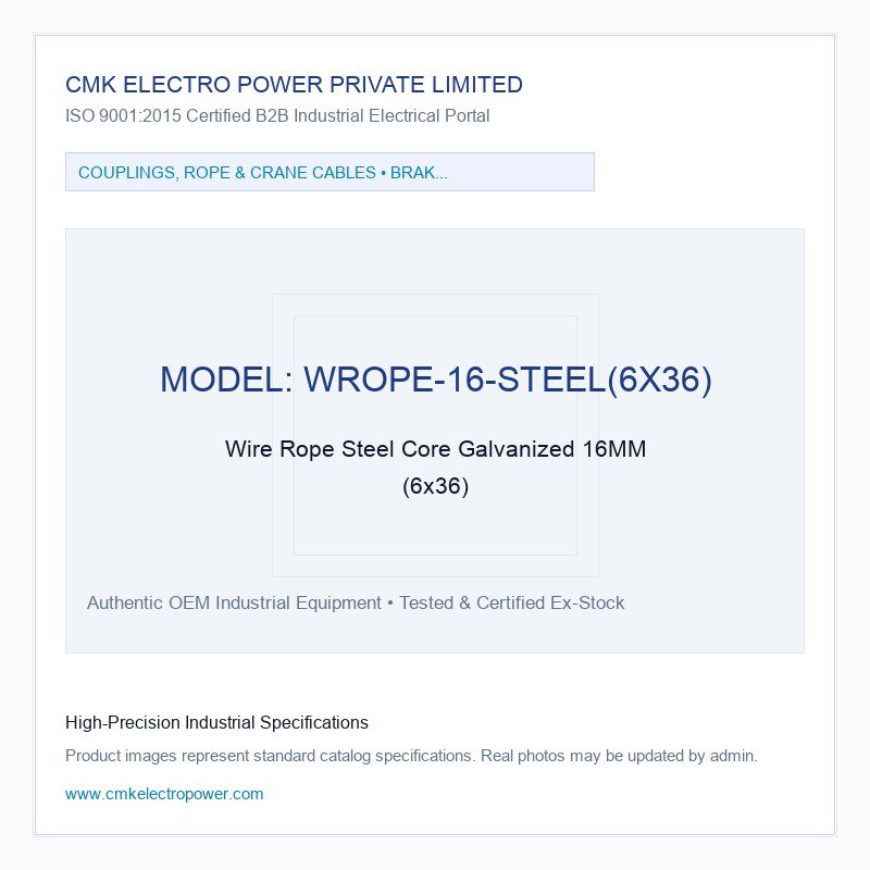 Wire Rope Steel Core Galvanized 16MM (6x36)