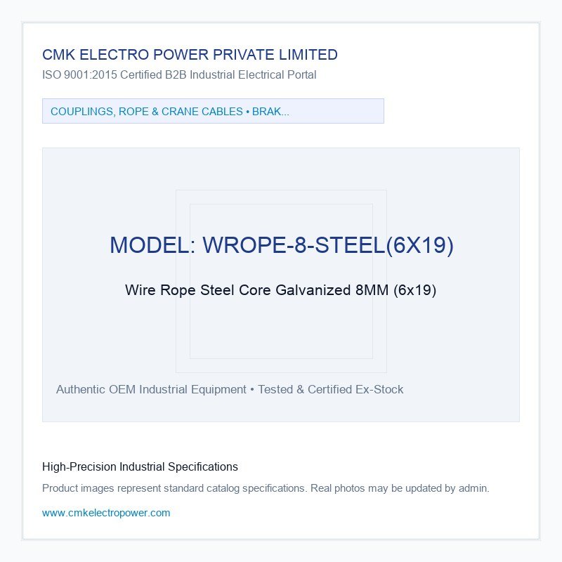 Wire Rope Steel Core Galvanized 8MM (6x19)